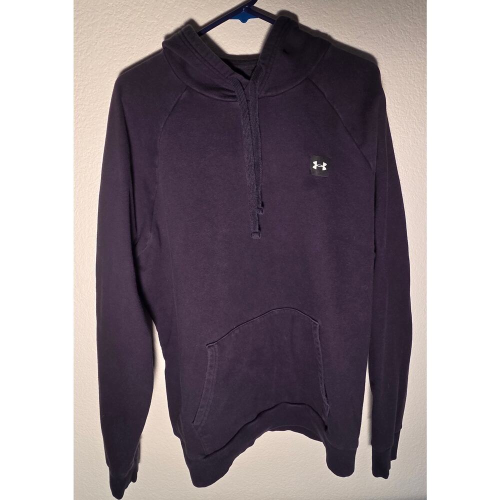 Men's XL Black Under Armour Pullover Hoodie - Excellent! - Picture 3 of 4